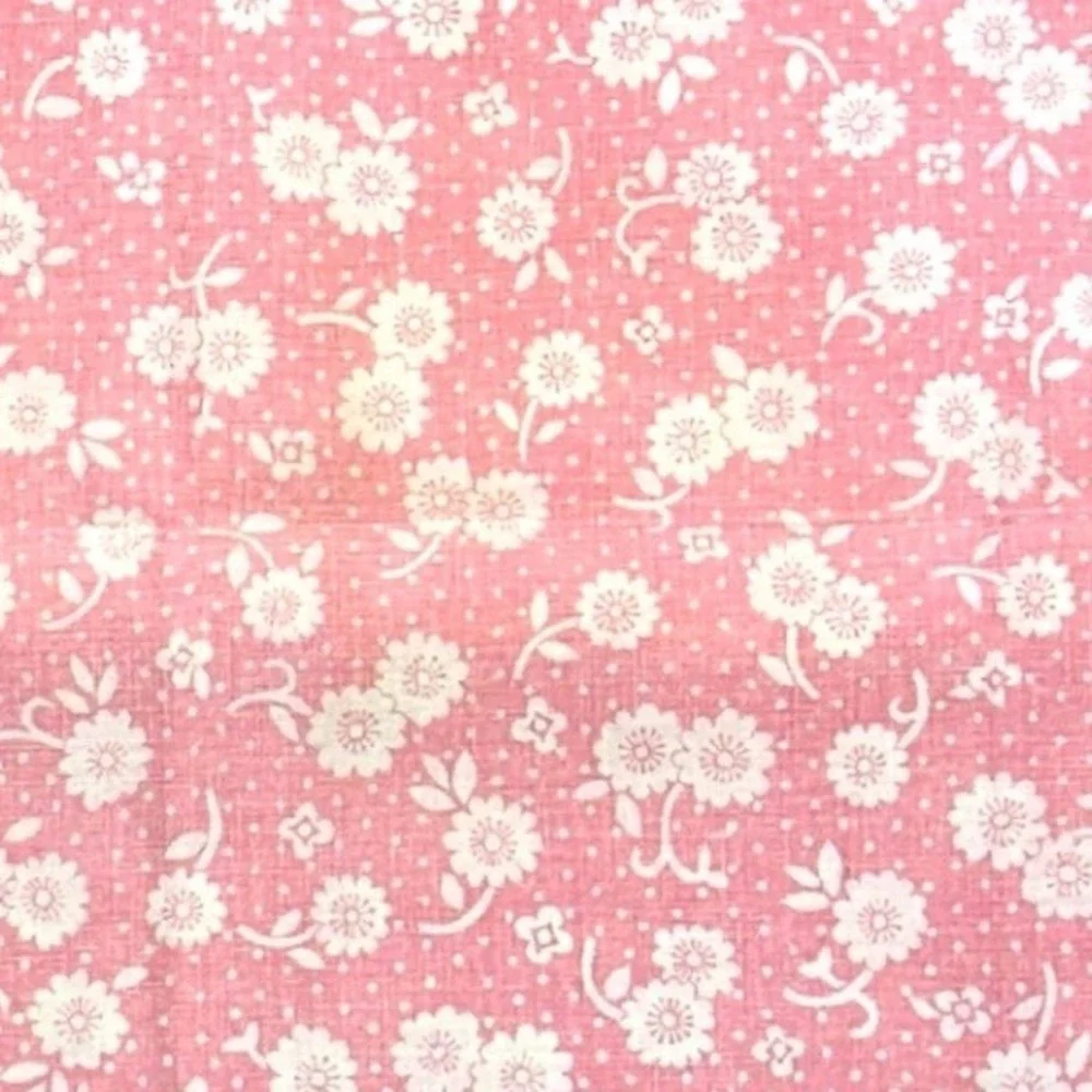 Vintage Thomaston American Mood Pink Floral Muslin Pillowcase Set of 2 No Iron
